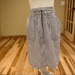 Seersucker Skirt